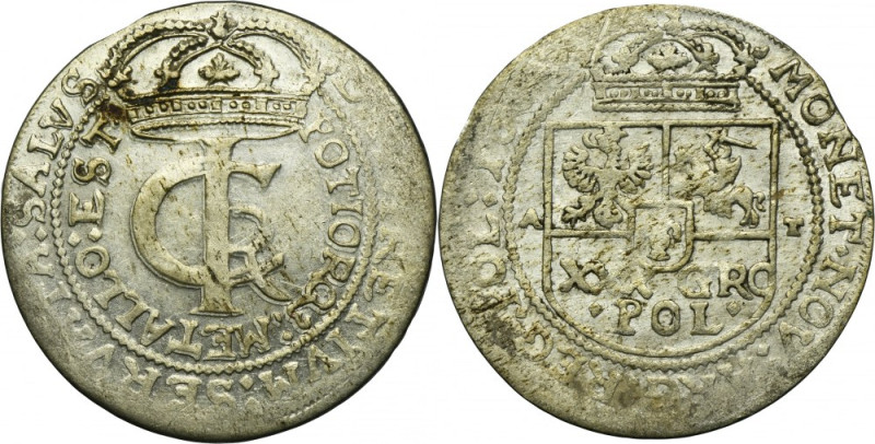 John II Casimir, Tymf Krakau 1664 AT - SALVS - UNLISTED Unlisted variety in Szła...