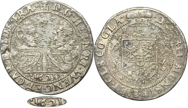 Silesia, Duchy of Münsterberg-Oels, Heinrich Wenzel and Karl Friedrich, 24 Kreuz...