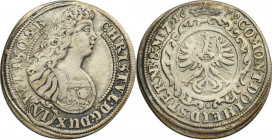 Silesia, Duchy of Bernstadt, Christian Ulrich, 6 Kreuzer Bernstadt 1679 - VERY RARE