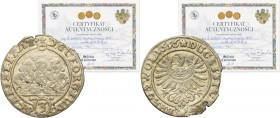Silesia, Duchy of Liegnitz-Brieg-Wohlau, Georg III, Ludwig IV, Christian, 3 Kreuzer Brieg 1656 - RARE, ILUSTRATED R6+