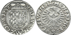 Silesia, Evangelical States, 3 Kreuzer Breslau 1635 HR - RARE R1