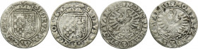 Lot, Silesia, Evangelical States, 3 Kreuzer Breslau (2 pcs.)