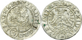 Silesia, Habsburg rule, Ferdinand II, 3 Kreuzer Breslau 1627 HR