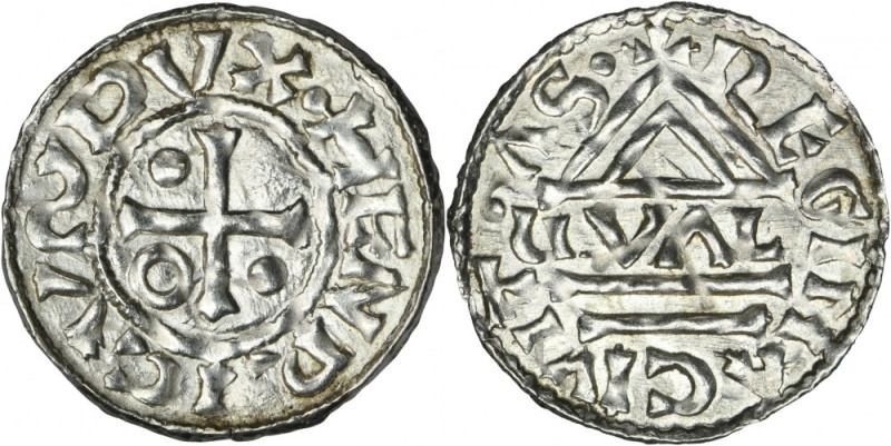 Germany, Bavaria, Regensburg, Heinrich II der Zänker, Denarius Germany, Bavaria,...