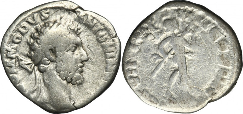 Roman Imperial, Commodus, Denarius Roman Imperial

Commodus (177-192), Denariu...