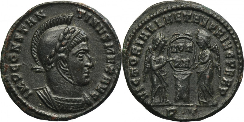 Roman Imperial, Constantine I the Great, Follis Rare follis minted by Constantin...