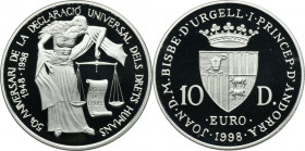 Andorra, 10 Diners Hamburg 1998 - Human Rights