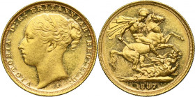 Australia, Victoria, Sovereign Sydney 1887 S