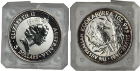 Australia, Elizabeth II, 5 Dollar Perth 1991 - Kookaburra
