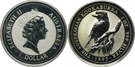 Australia, Elizabeth II, 1 Dollar Perth 1995 - Kookaburra