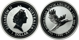 Australia, Elizabeth II, 1 Dollar Perth 1996 - Kookaburra