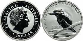 Australia, Elizabeth II, 1 Dollar Perth 2007 - Kookaburra