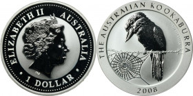 Australia, Elizabeth II, 1 Dollar Perth 2008 P - Kookaburra