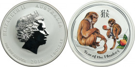 Australia, Elizabeth II, 1 Dollar Perth 2010 P - Year of the Monkey