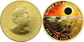 Australia, Elizabeth II, 1 Dollar Perth 2019 P - Super Pit