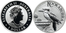 Australia, Elizabeth II, 1 Dollar Perth 2022 P - Kookaburra