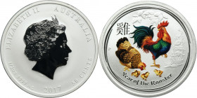 Australia, Elizabeth II, 50 Cent Perth 2017 P - Year of the Rooster