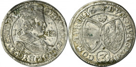Austria, Ferdinand Karl, 3 Kreuzer Hall 1642