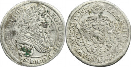 Austria, Leopold I, 15 Kreuzer Wien 1696