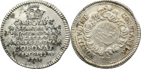 Austria, Karl VI, Coronation token Frankfurt 1711
