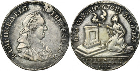Austria, Maria Theresa, Token Maria Theresa's recovery from smallpox Wien 1767