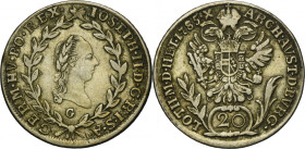 Austria, Joseph II, 20 Kreuzer Nagybánya 1785 G