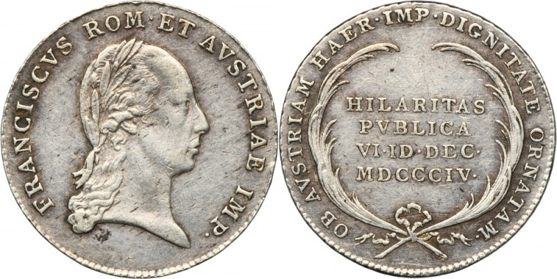 Austria, Franz II, Coronation Token 1804 Coronation token of Franz II from 1804 ...