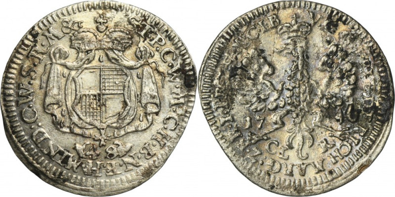 Margraviate of Brandenburg-Bayreuth, Friedrich III, 1/48 Thaler 1746 CLR Variety...