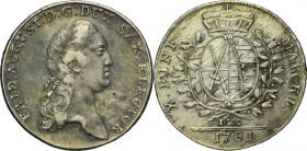 Germany, Electorate of Saxony, Friedrich August III, Thaler Dresden 1781 IEC