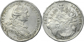 Germany, Bavaria, Karl II Theodor, Thaler Munich 1778 HST