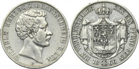 Germany, Braunschweig-Lüneburg, Wilhelm, Thaler Hannover 1866 B