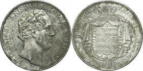 Germany, Saxony, Friedrich Augustus II, 2 Thaler Dresden 1851 F