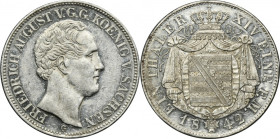 Germany, Kingdom of Saxony, Friedrich Augustus II, Thaler Dresden 1842 G
