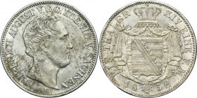 Germany, Saxony, Friedrich August II, Thaler Dresden 1852 F