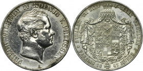 Germany, Kingdom of Prussia, Friedrich Wilhelm IV, 2 Thaler Berlin 1847 A