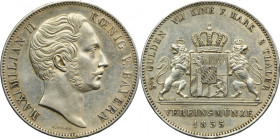 Germany, Bavaria, Maximilian II Josef, 2 Thaler Munich 1855