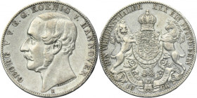 Germany, Kingdom of Hannover, Georg V, Thaler Hannover 1866 B
