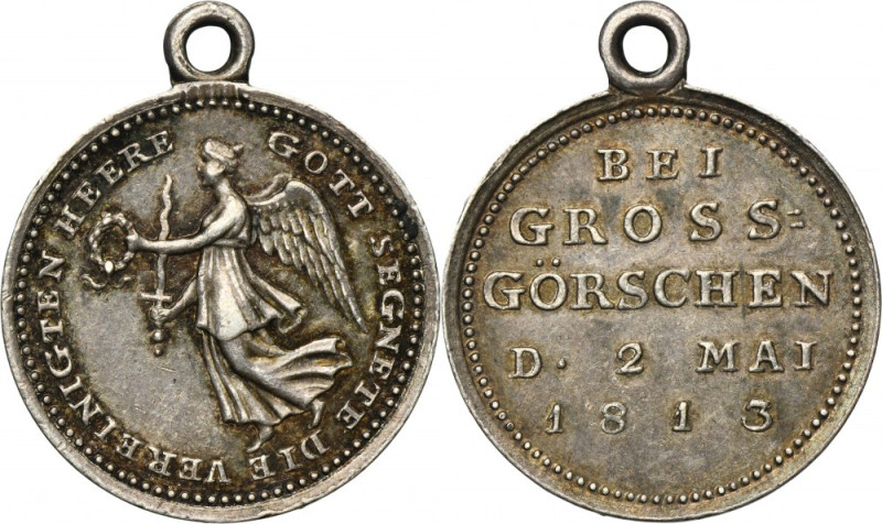 Germany, Medal Battle of Lützen 1813 Medal by Loos, minted to commemorate the Ba...