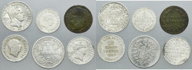 Lot, Germany, Mix coins and Rechenpfennig (6 pcs.)