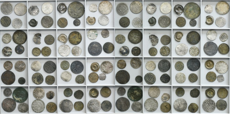 Lot, Germany, Mix coins and Rechenpfennig (64 pcs.) Lot of 63 German coins and o...