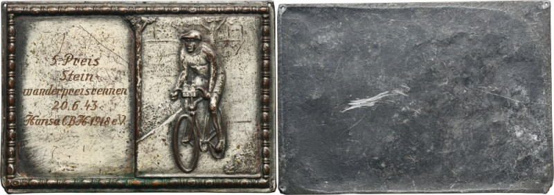 Germany, Cycling Race Award 20.06.1943 Cycling Race Award, 20.06.1943. 
 Dimens...