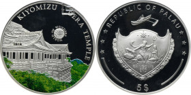 Palau, 5 Dollars 2010 - Kiyomizu-Dera Temple - GCN PR69