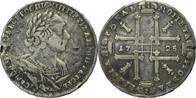 Russia, Peter I, Rouble Moscow 1725