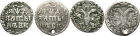 Lot, Russia, Peter I, Altyn Moscow 1704 (2 pcs.)