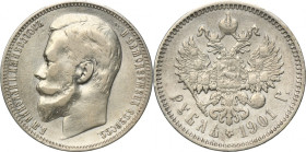 Russia, Nicholas II, Rouble Petersburg 1901 ФЗ R