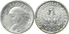 Kobieta i kłosy, 1 złoty Paryż 1924