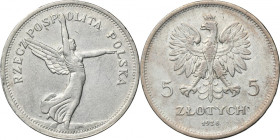 Nike, 5 złotych Warszawa 1928
