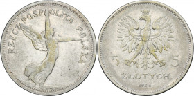 Nike, 5 złotych Bruksela 1928
