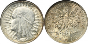 Głowa Kobiety, 2 złote 1933 - NGC MS62
