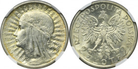 Głowa Kobiety, 2 złote 1933 - NGC MS62